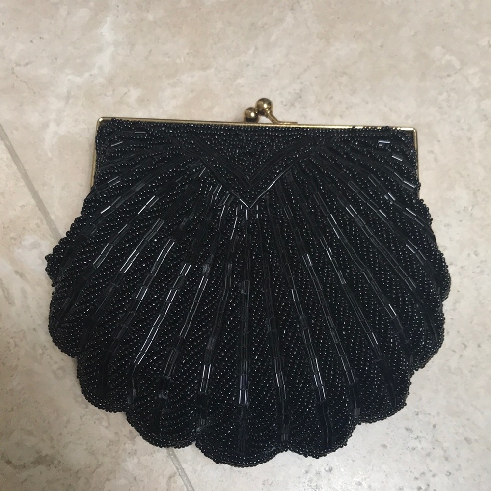 Black evening purse